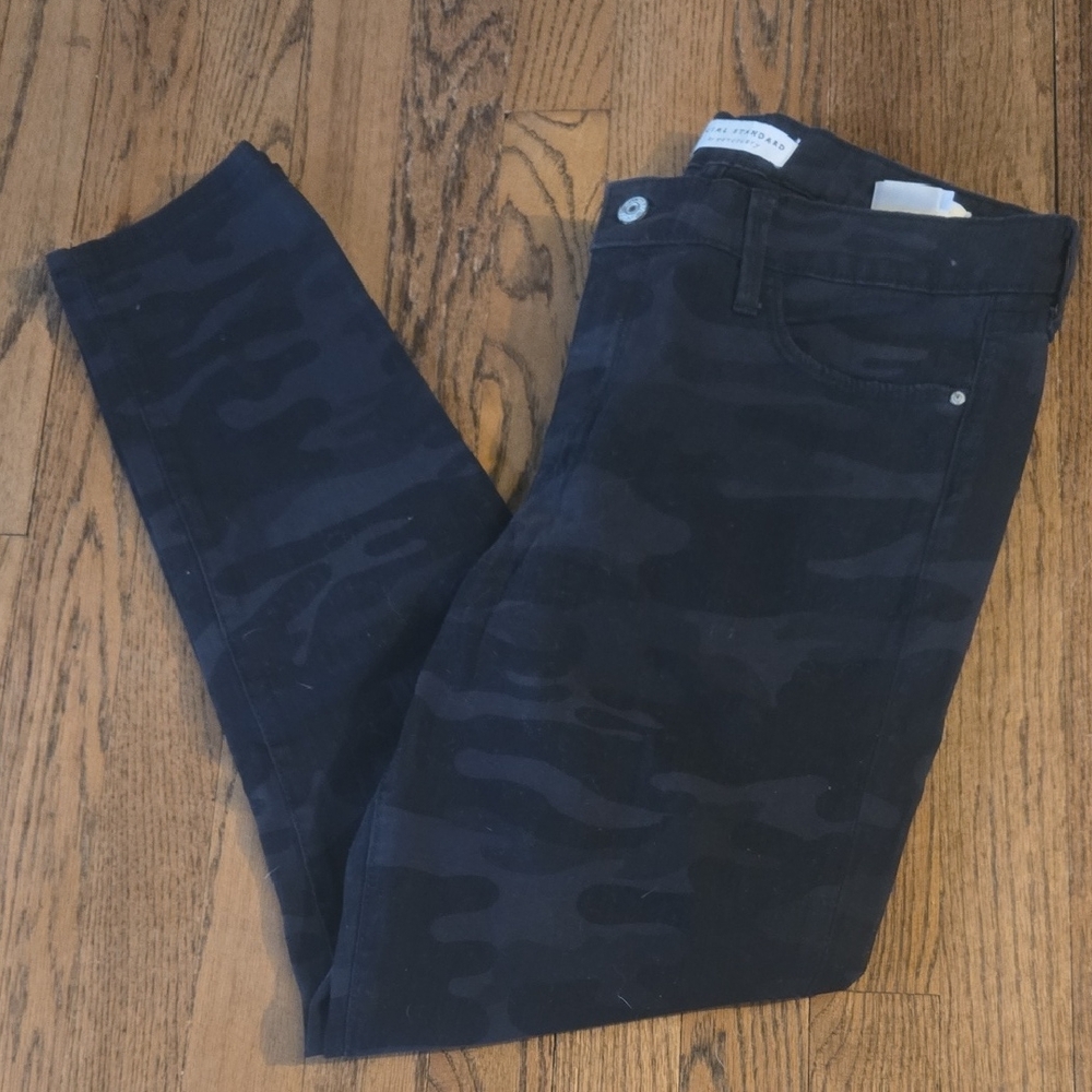 Sanctuary Black Camouflage Skinny Jeans